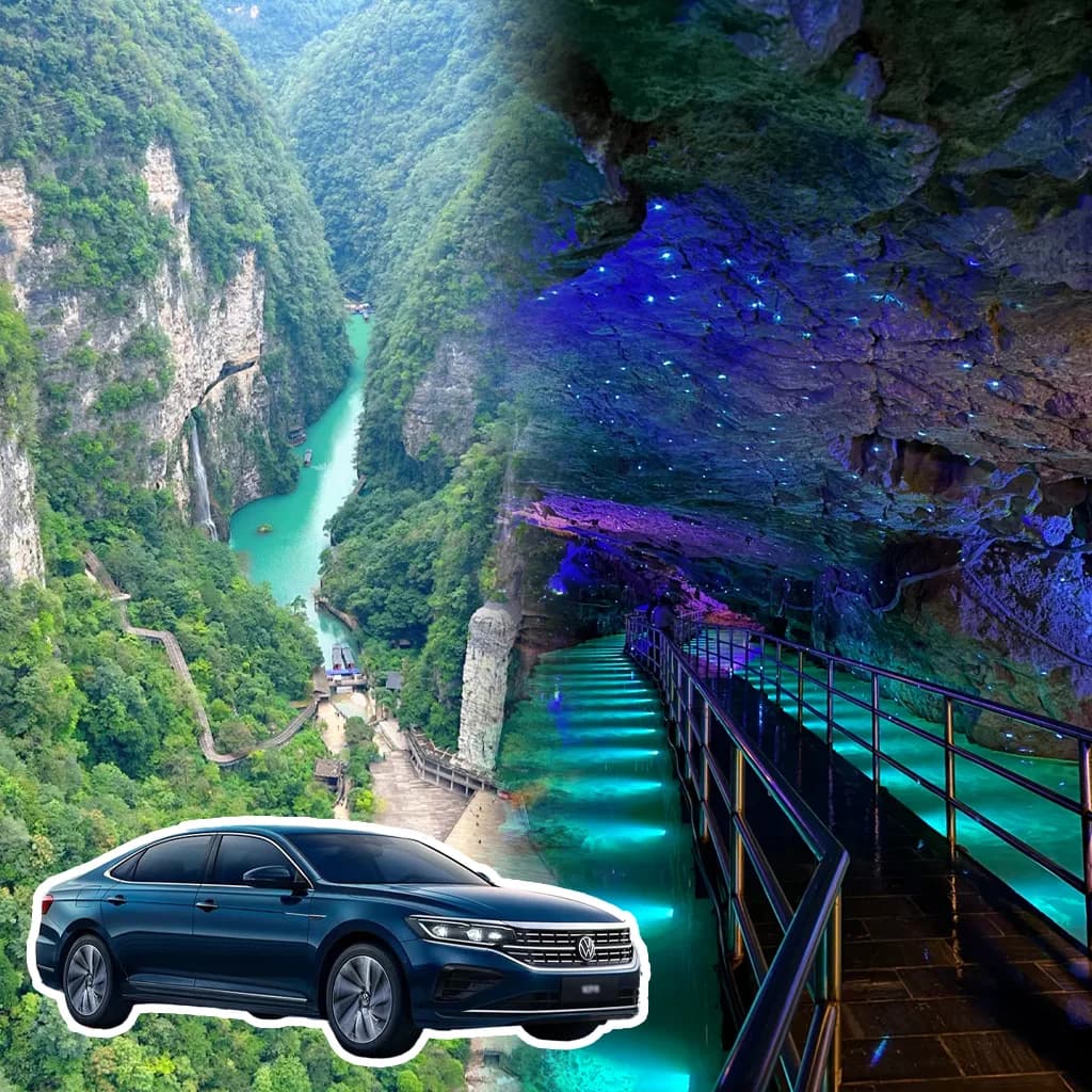 Zhangjiajie Grand Canyon Tour to Yellow Dragon Cave