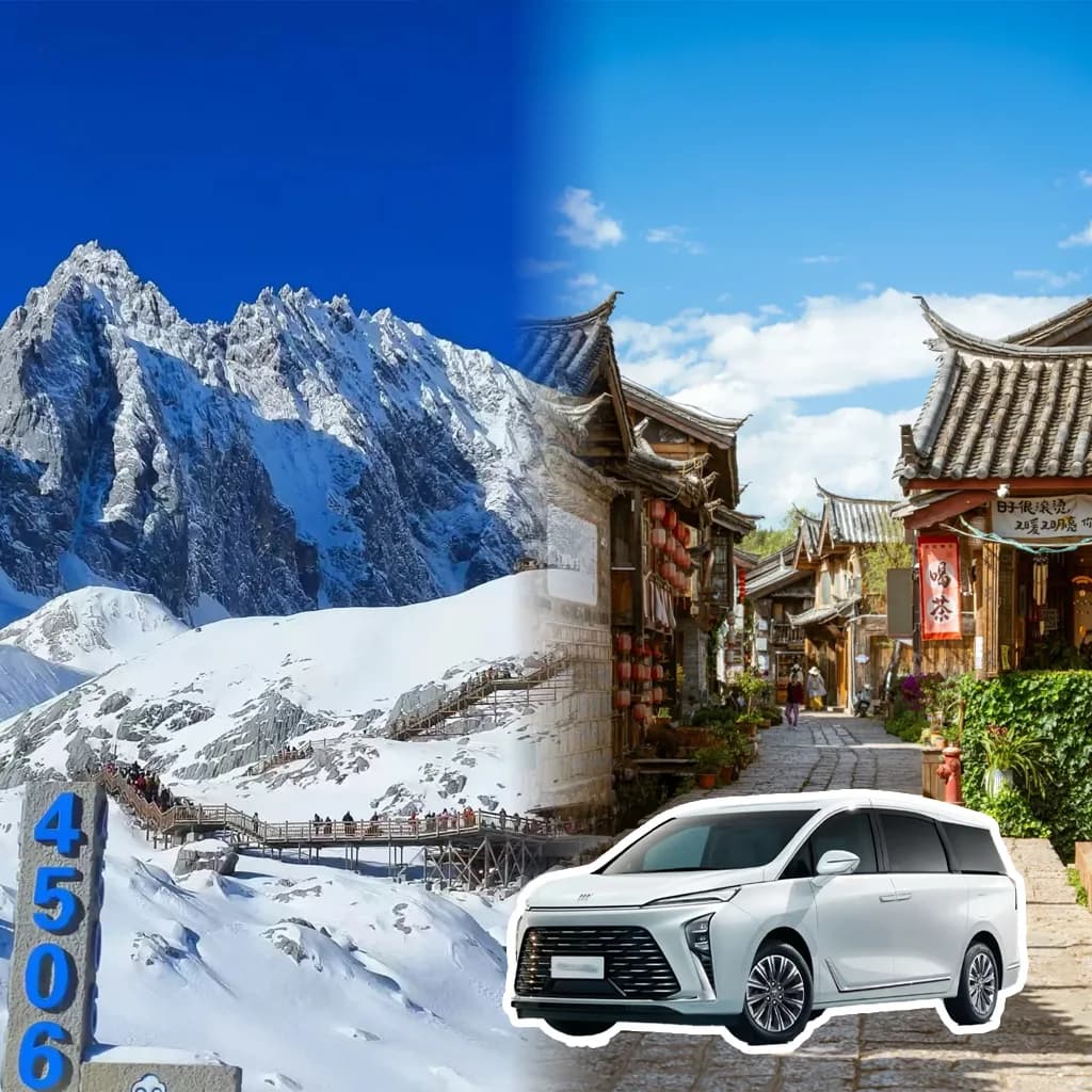 Yulong Snow Mountain Tour from Lijiang by Car