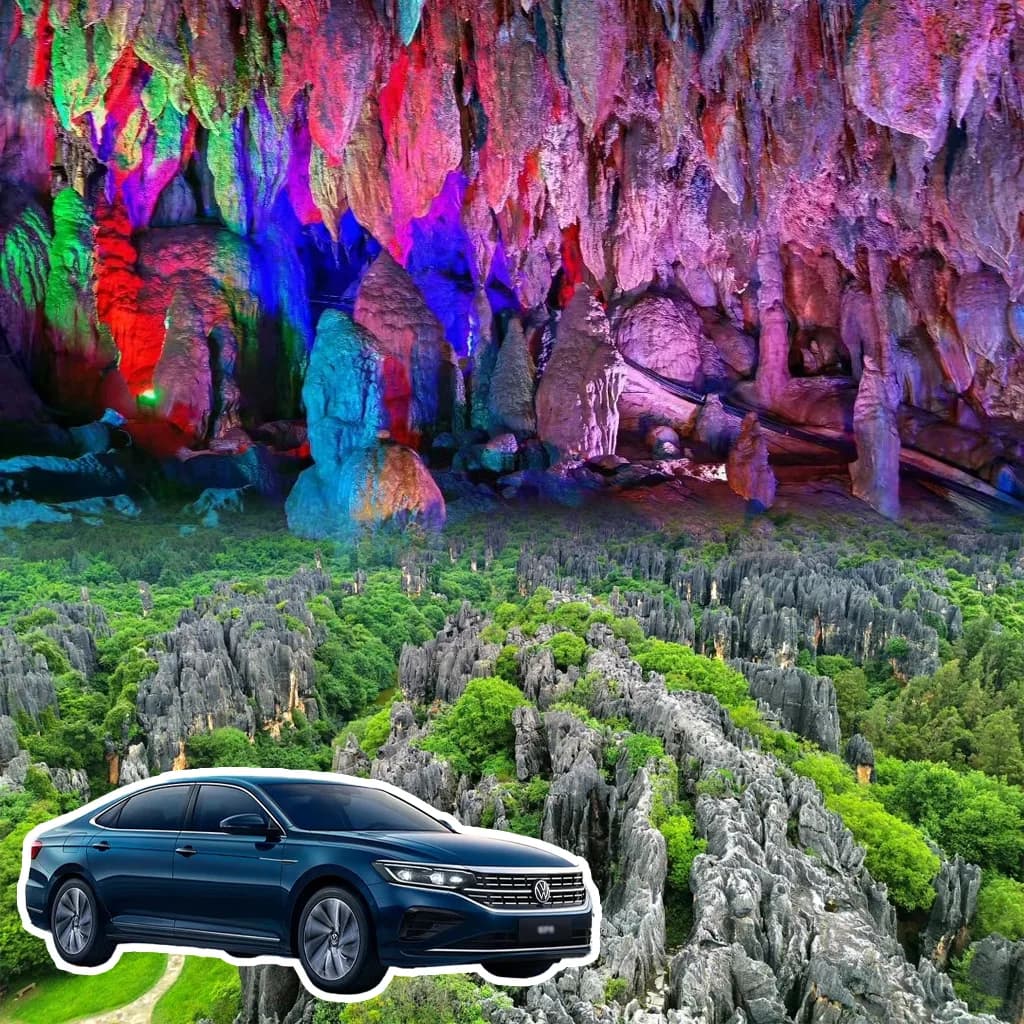Stone Forest Jiuxiang Tour from Kunming