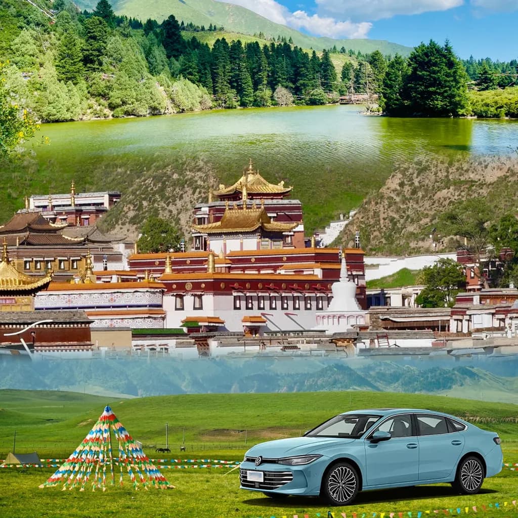 Labrang Monastery Tour from Lanzhou by Private Car