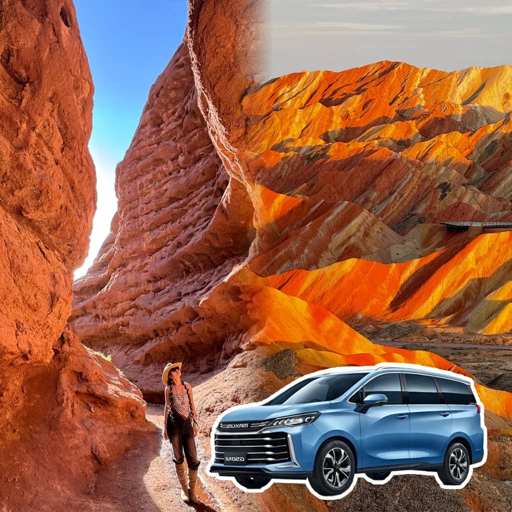 Zhangye Danxia Day Tour: Rainbow Danxia & Canyon