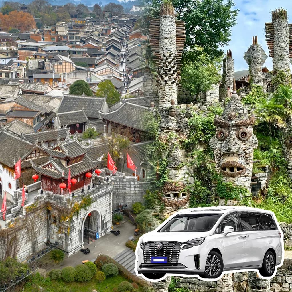 Qingyan Ancient Town Tour from Guiyang with Yelang Valley