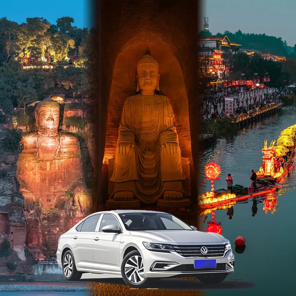 Leshan Giant Buddha Tour from Chengdu with Suji Town