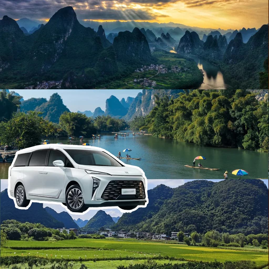 Yangshuo Private Day Trip: Sunrise, Rafting & Gallery